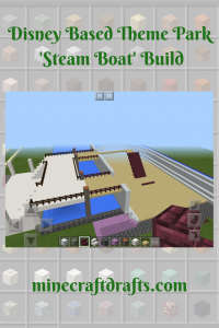 Disney based theme park steam boat build