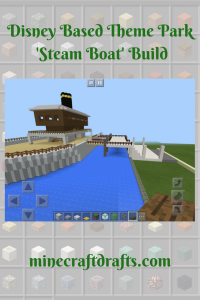 Disney based theme park steam boat build