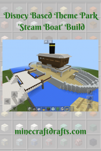 Disney based theme park steam boat build