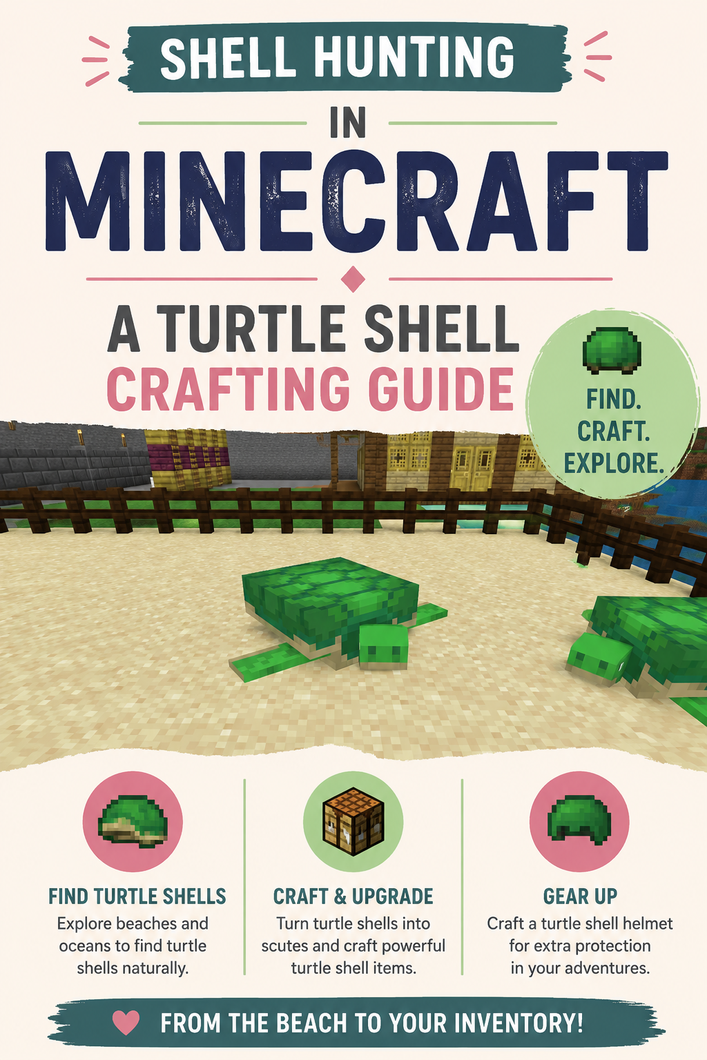 How to Craft a Turtle Shell in Minecraft (Easy Guide)